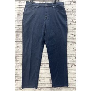 VRST Men's Slim Fit 5 Pocket Pants Blue 36x28 Stretch Canvas Casual Preppy NEW